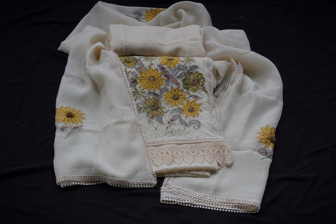 Cotton unstitched suit set