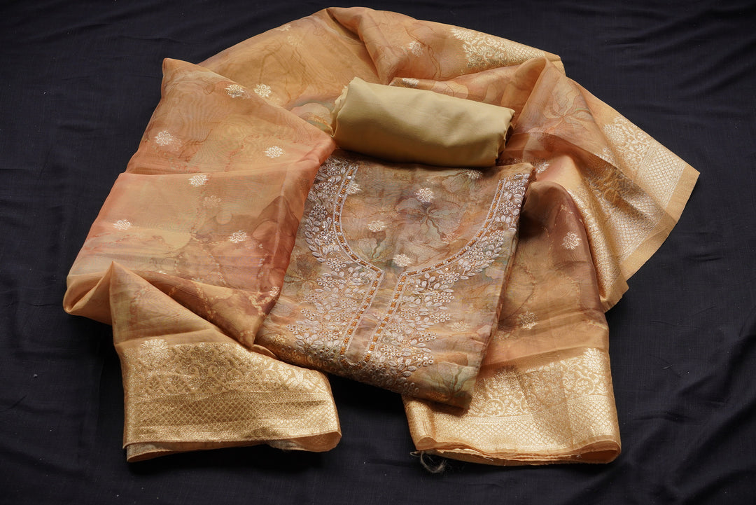 Tissue unstitched suit set