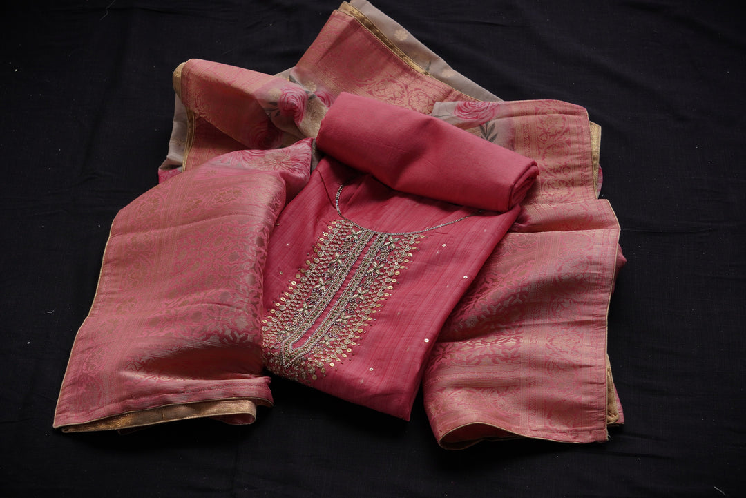Cotton unstitched suit set
