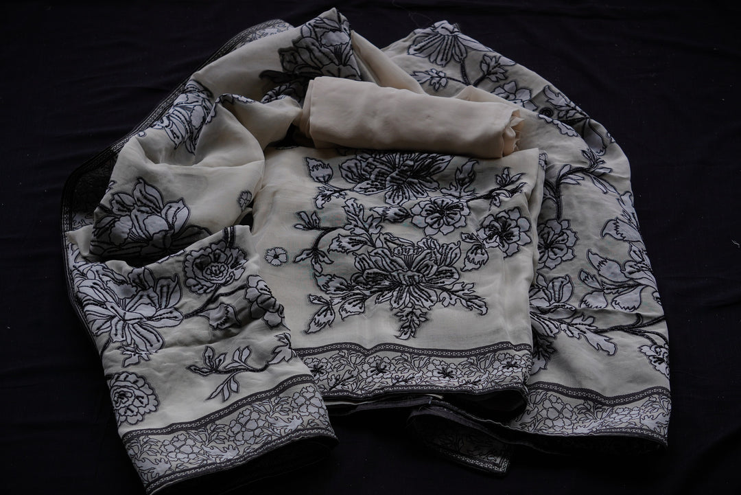 Tissue unstitched suit set