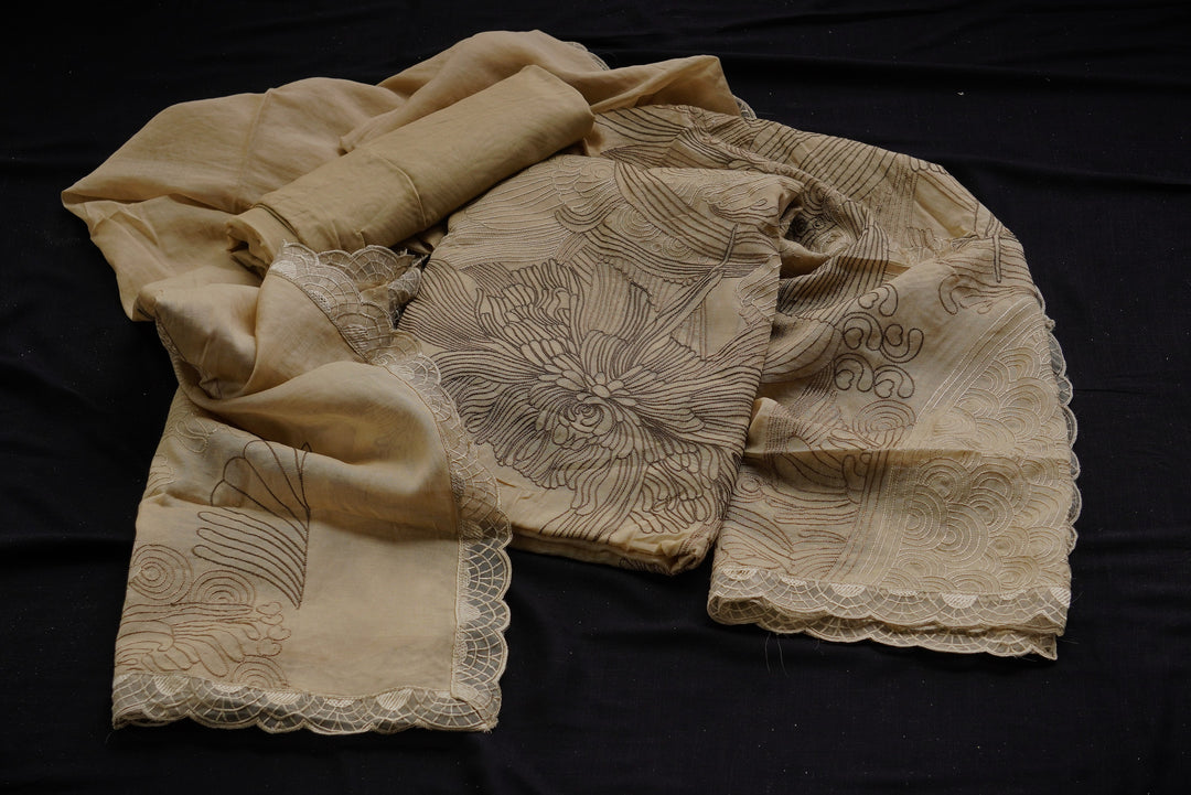 Mul cotton unstitched suit set