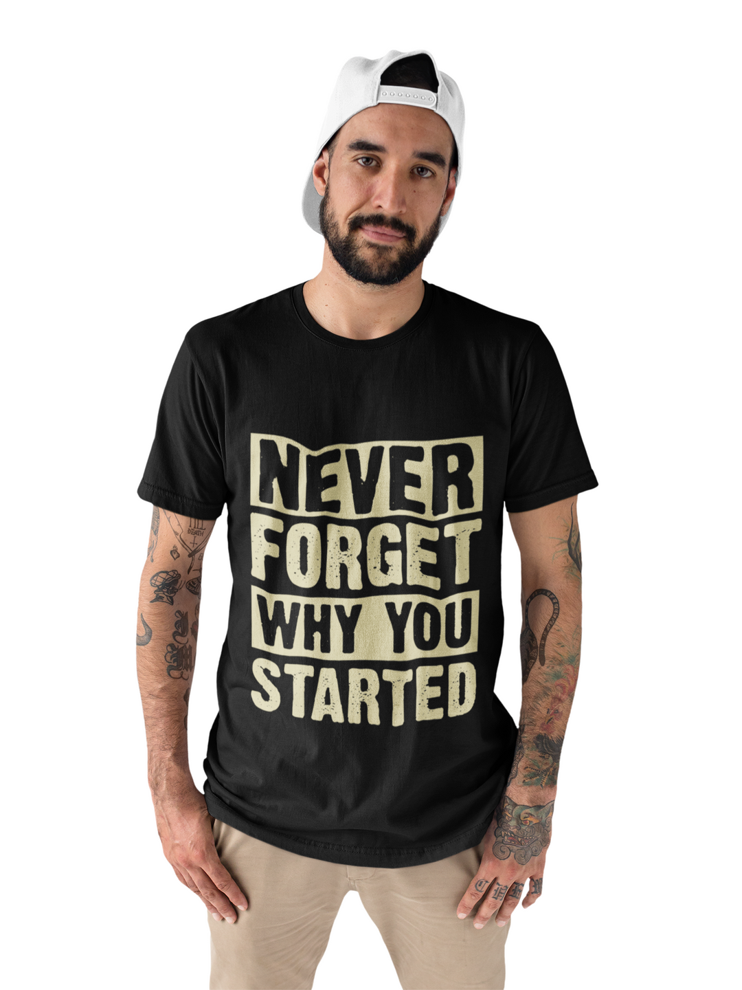 Never Forgot  Printed Tshirt by UQ(Black)