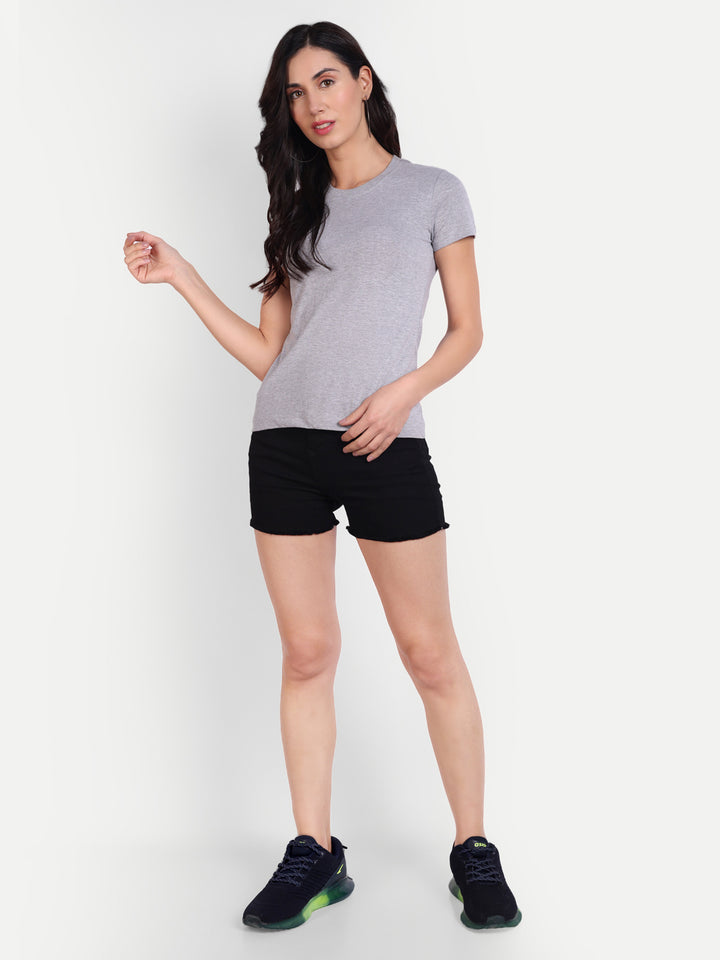 Solid Tshirt by UQ (Light Grey)