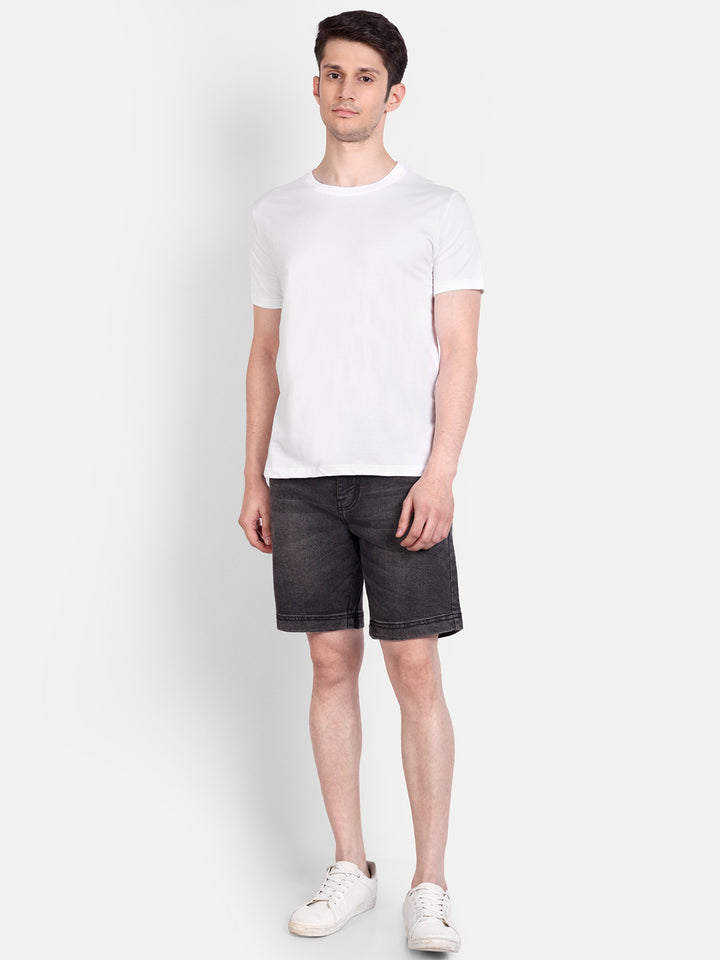 Unisex Solid T-Shirt by UQ (White)