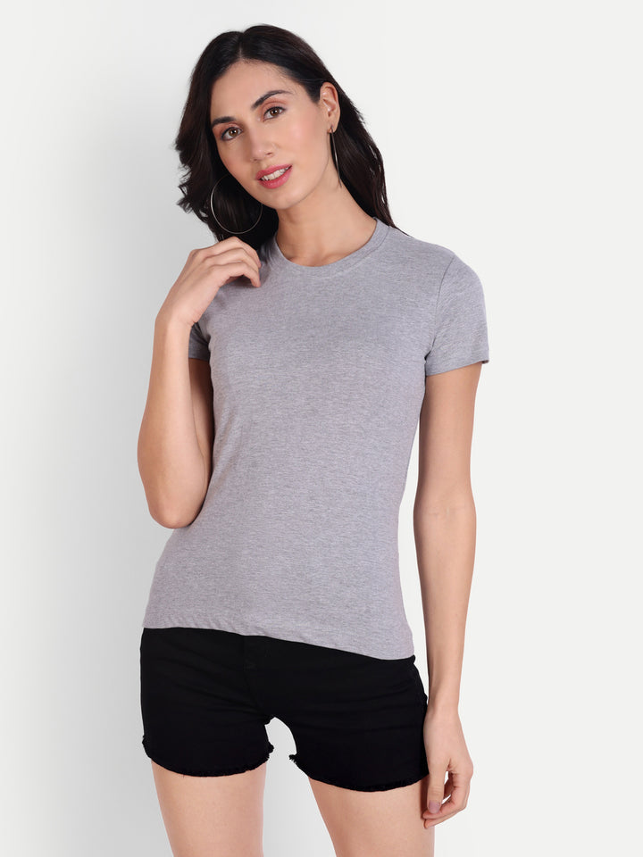 Solid Tshirt by UQ (Light Grey)