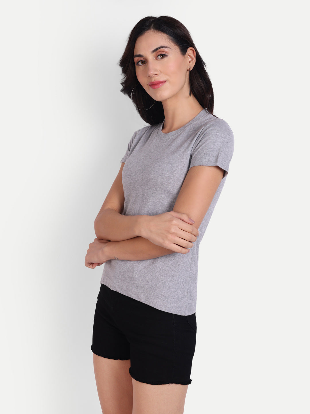 Solid Tshirt by UQ (Light Grey)