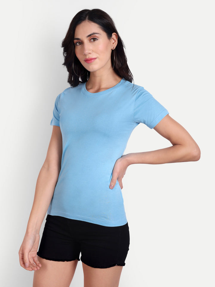 Solid Tshirt by UQ (Ocean Blue)