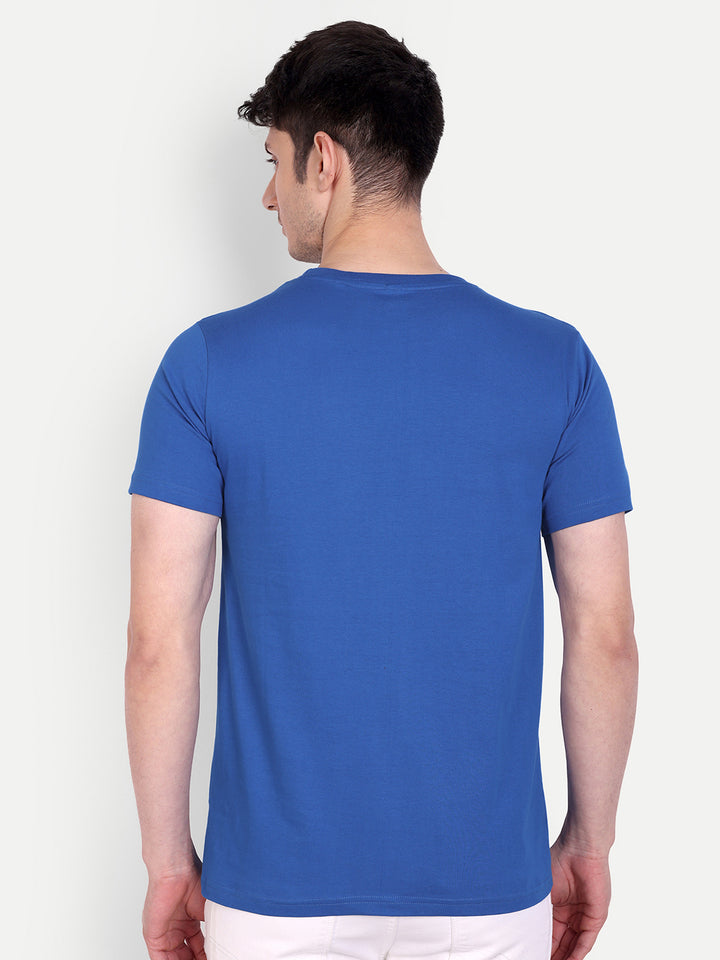 Unisex Solid T-Shirt by UQ (Royal Blue)