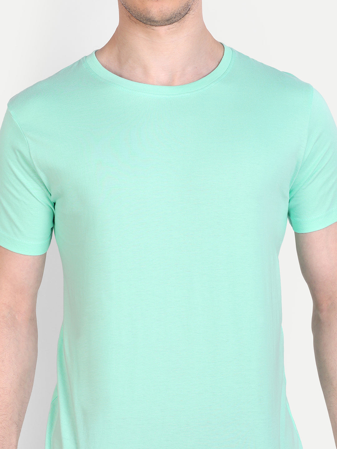 Unisex Solid T-Shirt by UQ (Mint)