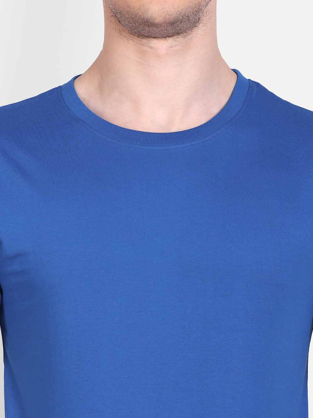 Unisex Solid T-Shirt by UQ (Royal Blue)