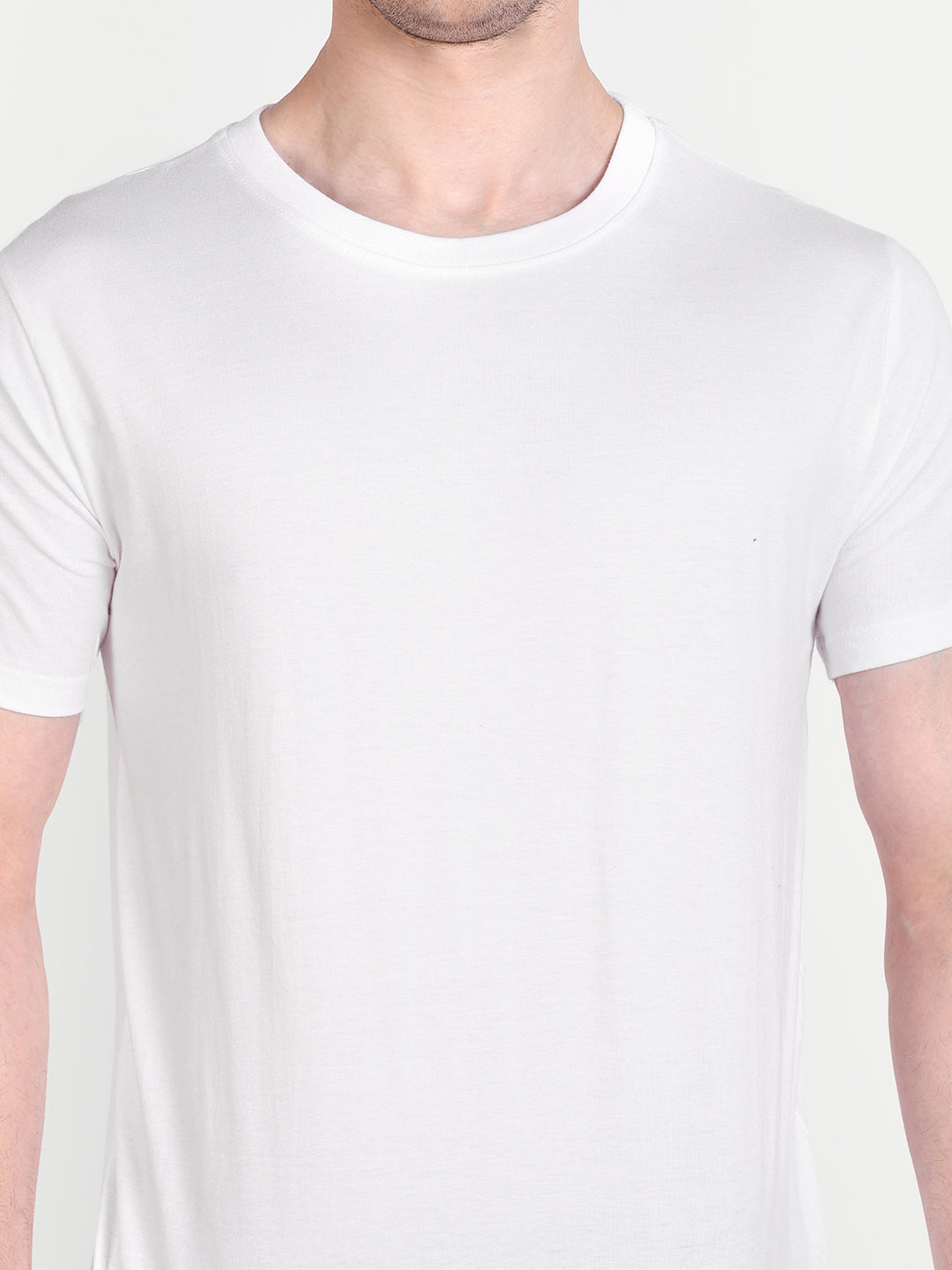 Unisex Solid T-Shirt by UQ (White)