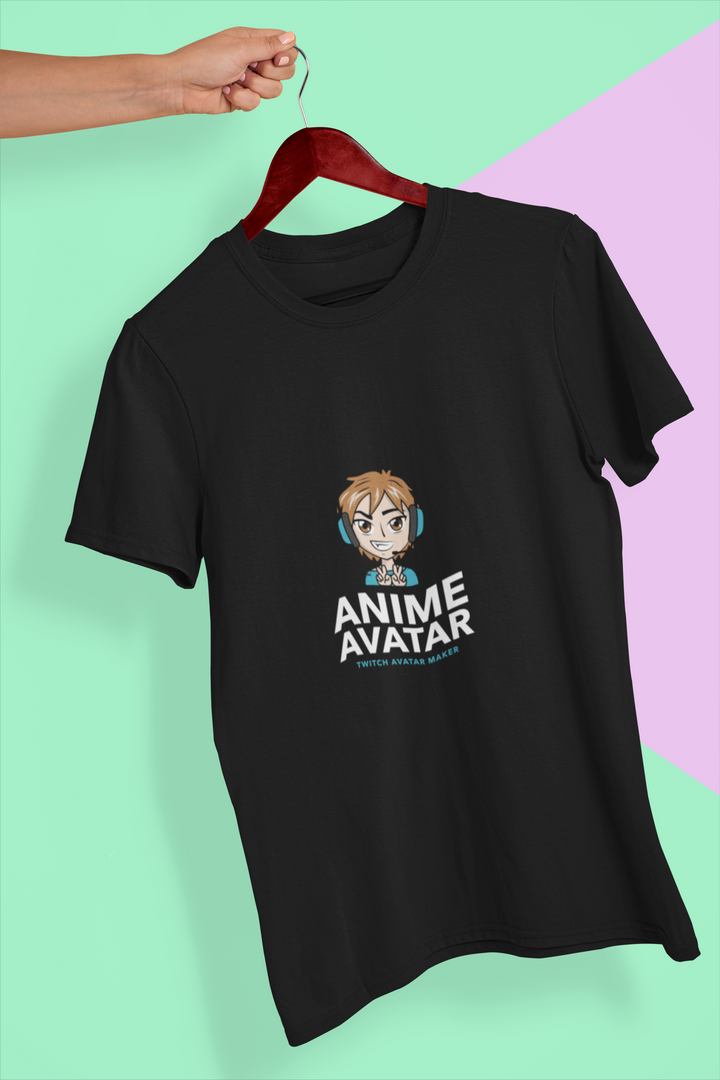 AnimeAvatar Printed Tshirt by UQ(Black)