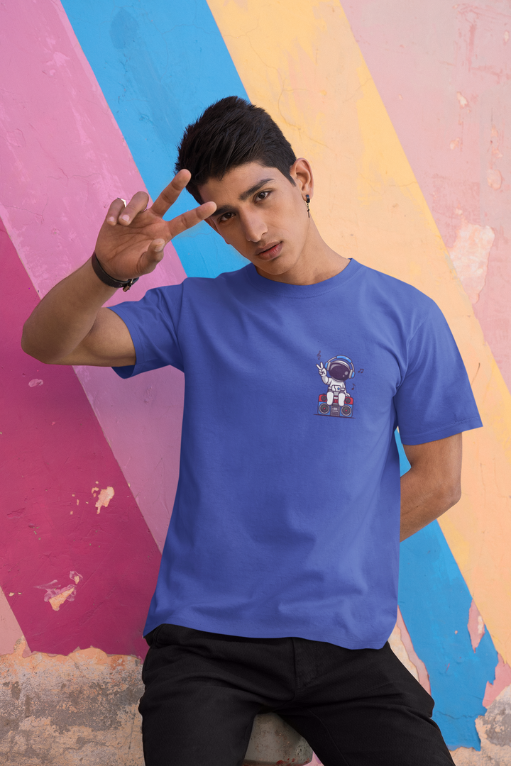 Astro Printed Tshirt by UQ(Royal Blue)