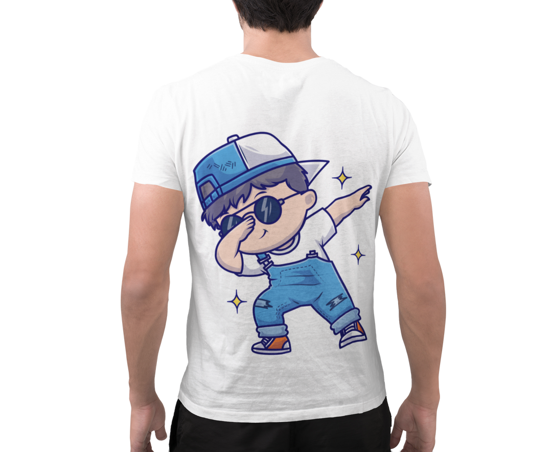 Dabboy Printed Tshirt by UQ(White)