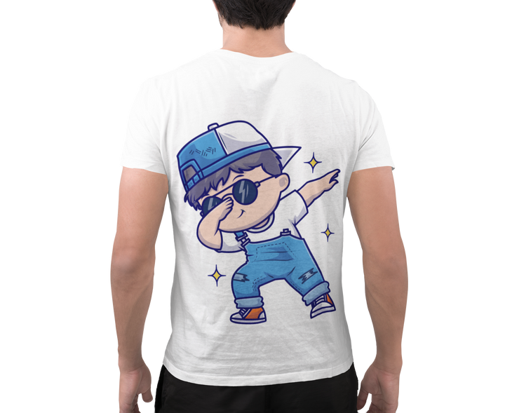 Dabboy Printed Tshirt by UQ(White)