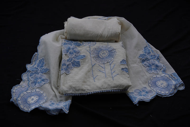 Mul cotton unstitched suit set