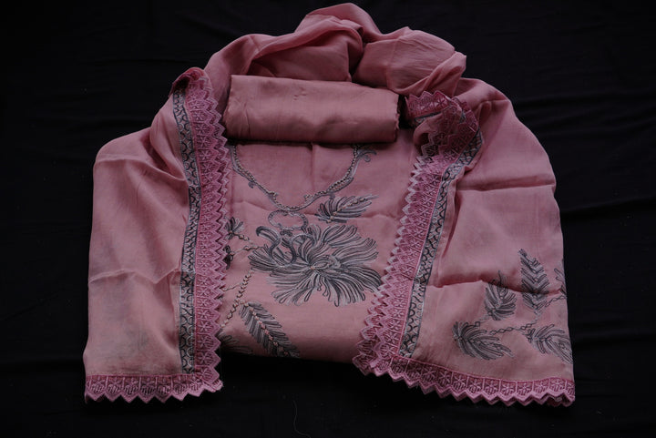 Mul cotton unstitched suit set