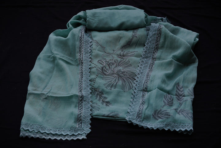 Mul cotton unstitched suit set