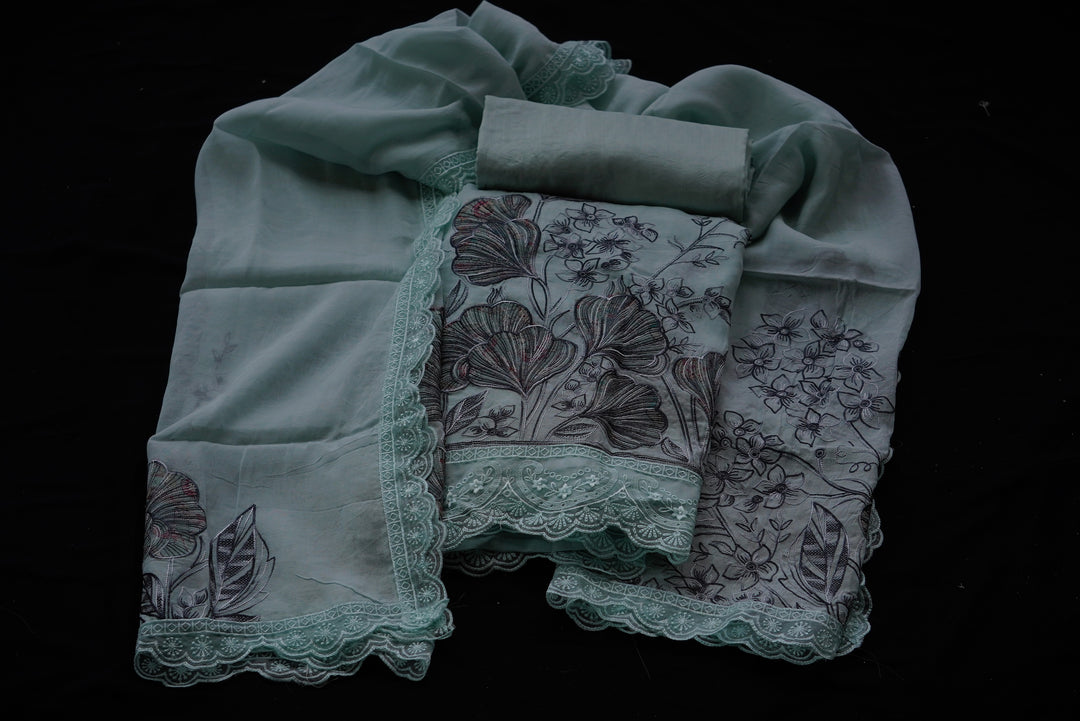 Mul cotton unstitched suit set