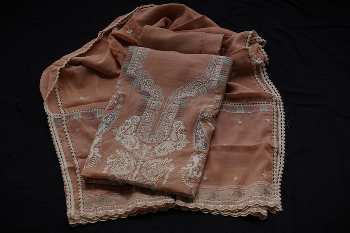 Mul cotton unstitched suit set