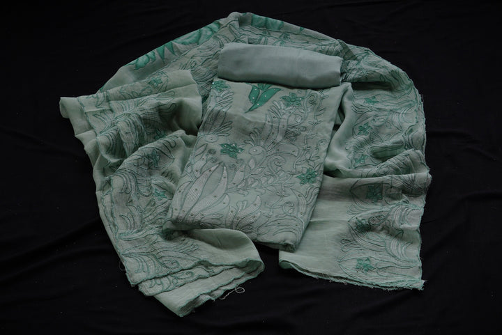 Mul Cotton unstitched suit set