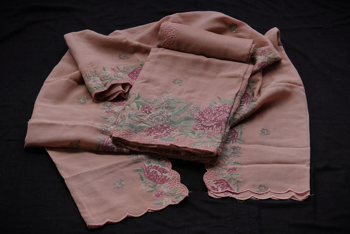 Mul cotton unstitched suit set