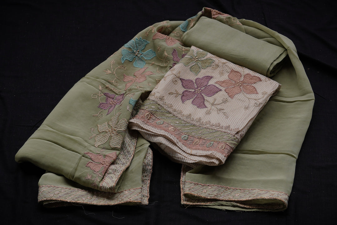 Tissue unstitched suit set