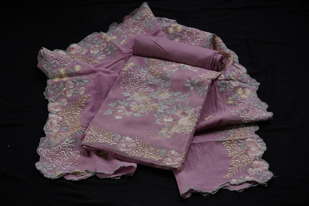 Mul cotton unstitched suit set