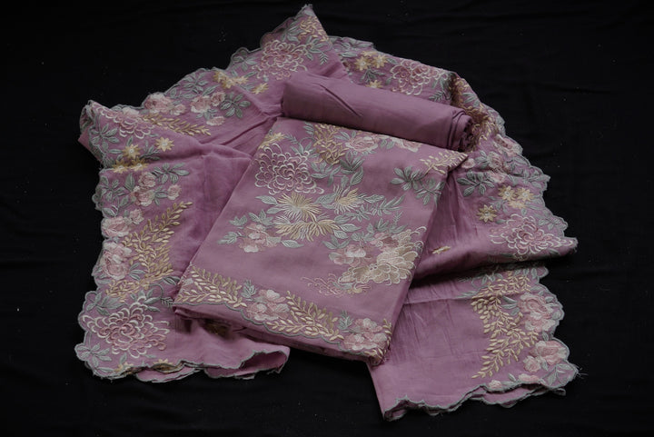Mul cotton unstitched suit set