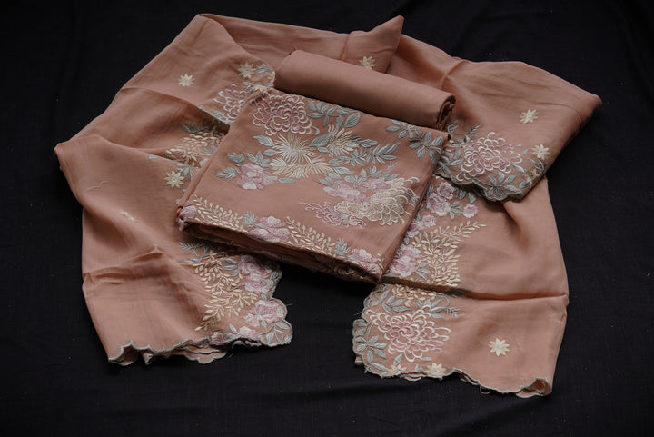 Mul cotton unstitched suit set