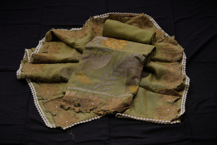 Mul cotton unstitched suit set