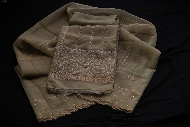 Crush tissue unstitched suit set