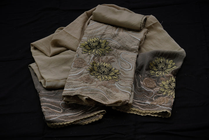 Mul cotton unstitched suit set