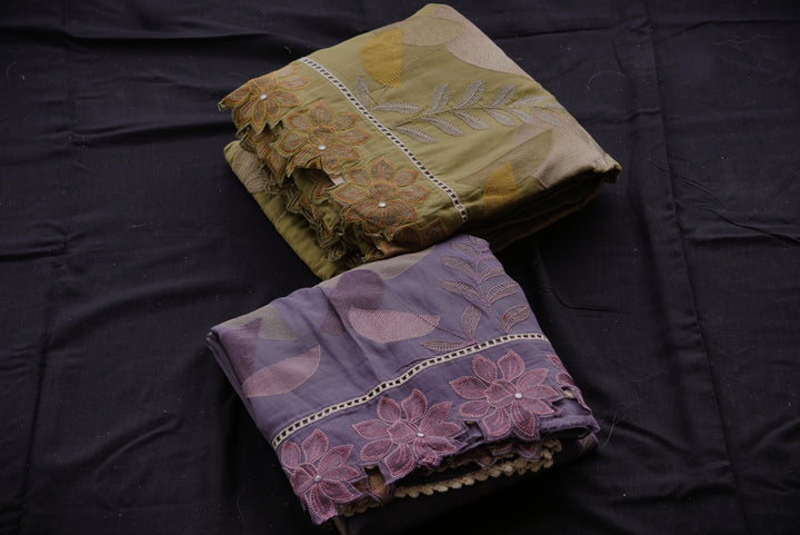 Mul cotton unstitched suit set