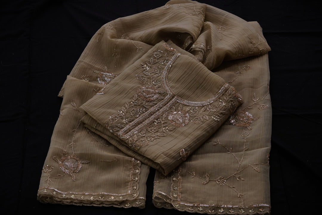 Crush Tissue unstitched suit set
