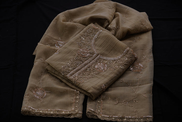 Crush Tissue unstitched suit set