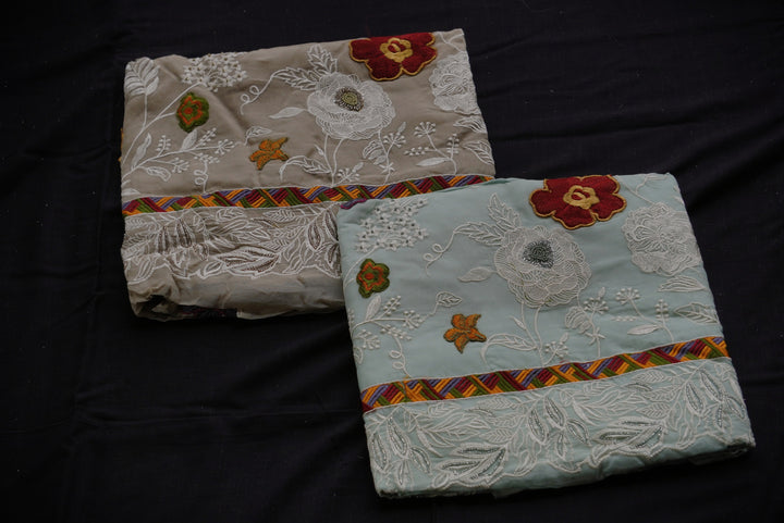Organza viscose Unstitched Suit set