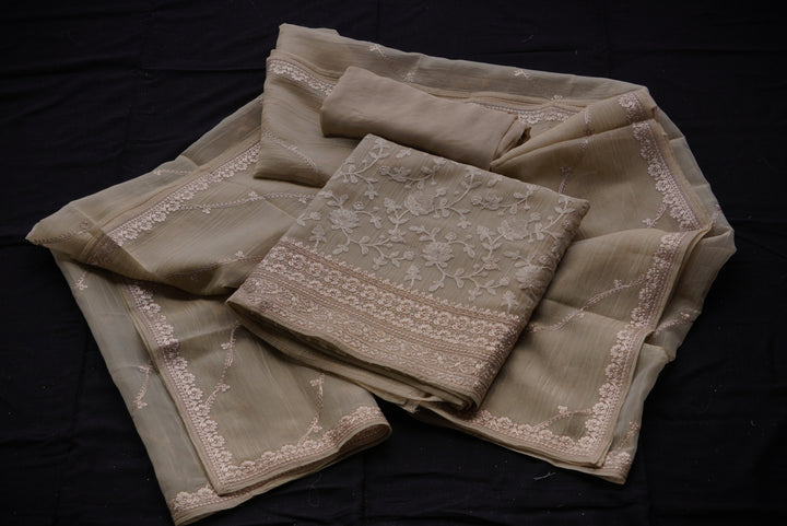 Crushed Tissue Unstitched Suit set