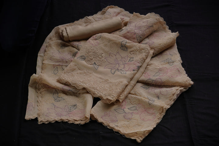 Mul cotton unstitched suit set