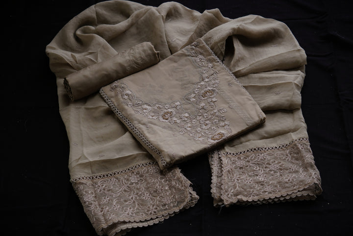 Mul cotton Unstitched Suit set