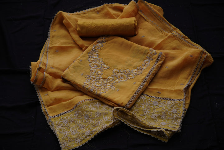 Mul cotton Unstitched Suit set
