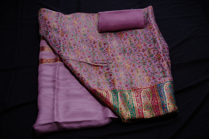 Dola Silk Unstitched Suit set