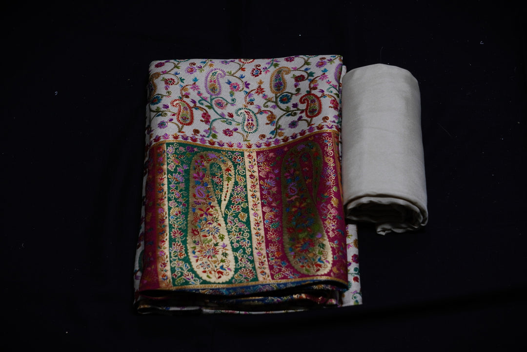 Dola Silk Unstitched Suit set