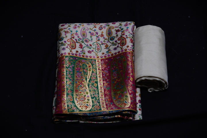 Dola Silk Unstitched Suit set