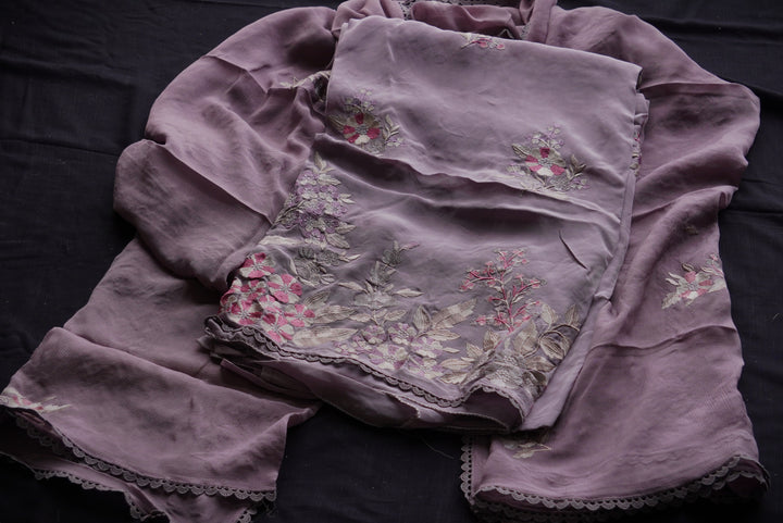 Crepe Unstitched Suit Set