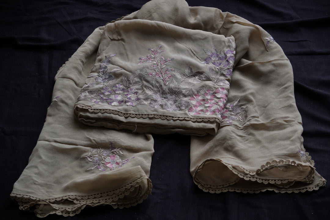 Crepe Unstitched Suit Set