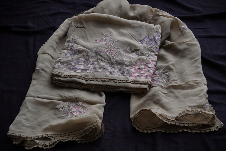 Crepe Unstitched Suit Set