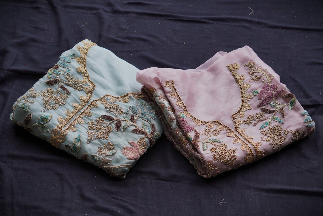 Silk Unstitched Suit Set