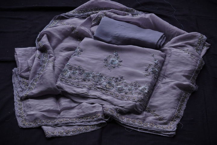 Silk Unstitched Suit Set