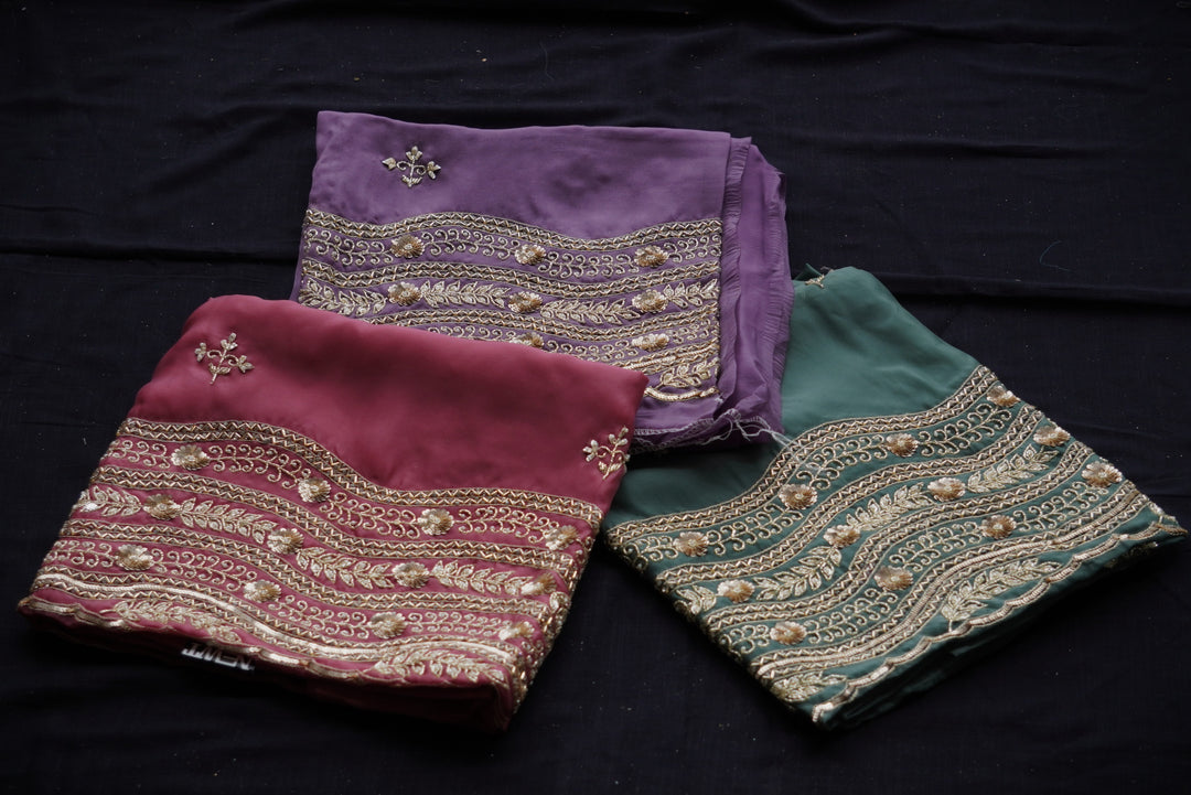 Avinya Silk with Hand Embroidery